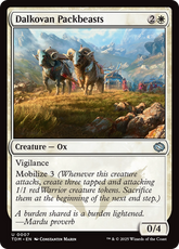 Bestas de Carga Dalkovan / Dalkovan Packbeasts - Magic: The Gathering - MoxLand
